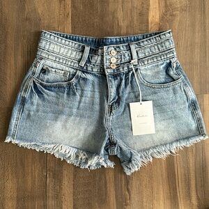 KanCan high rise Jean shorts